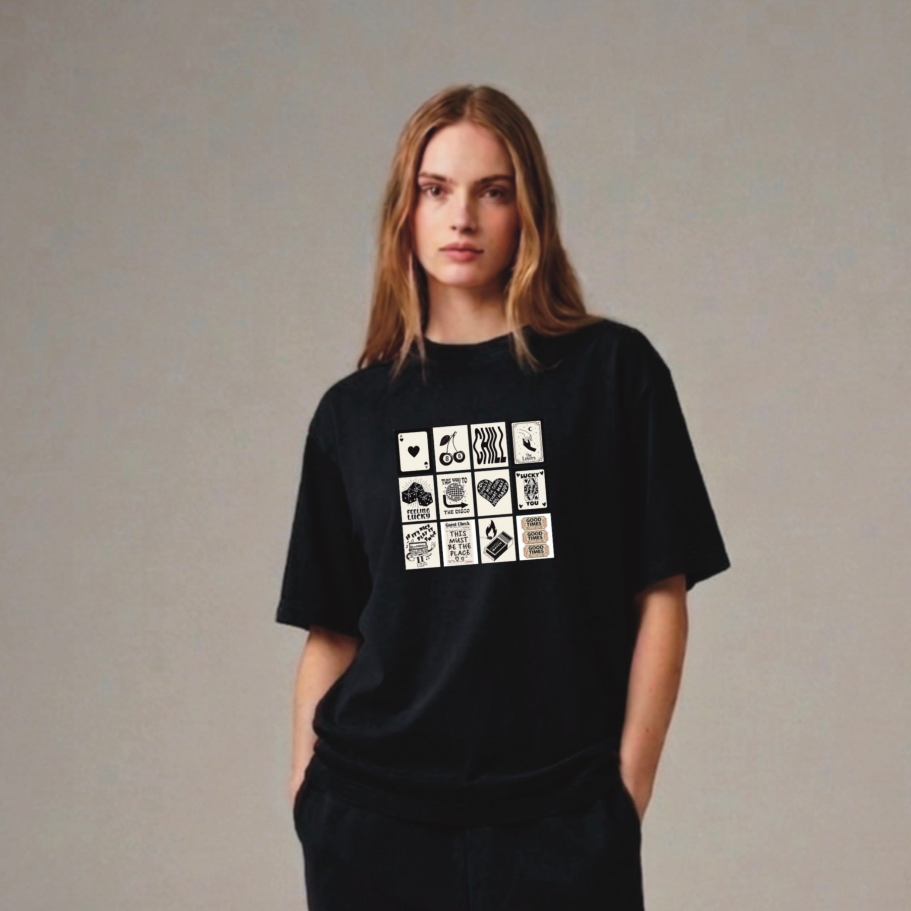 Good Times Oversized Tee